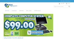 Desktop Screenshot of deals.epcusa.com